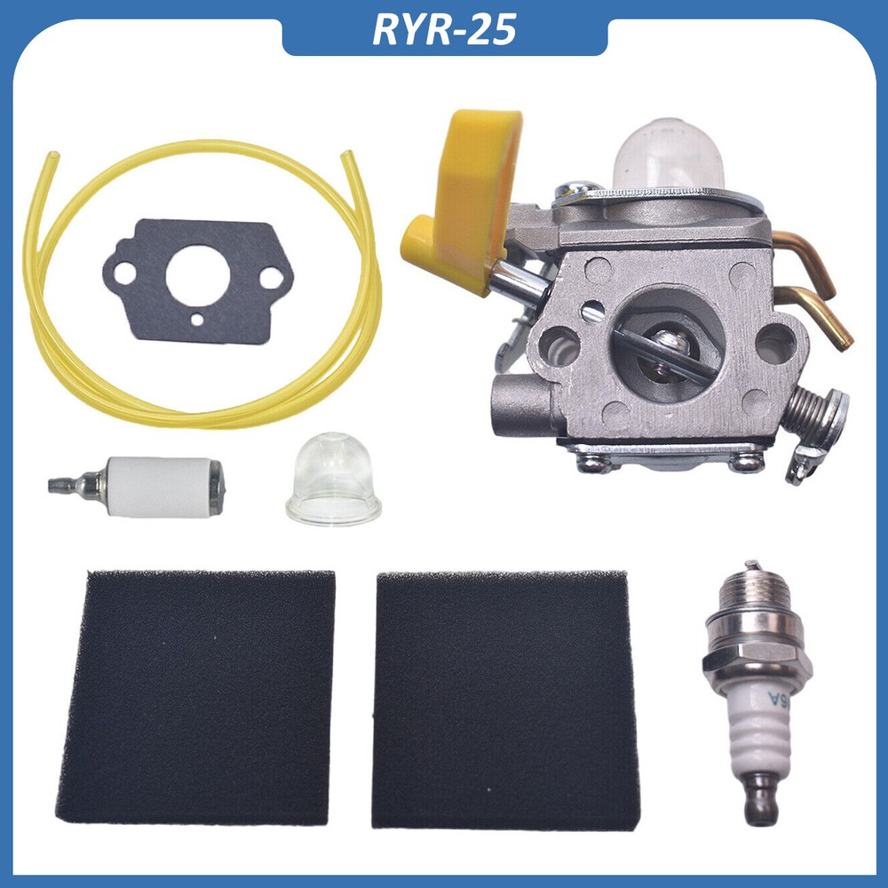 Carburetor For Ryobi CS26 SS26 26cc Pipe Strings Trimmer 308054043 Air Filter