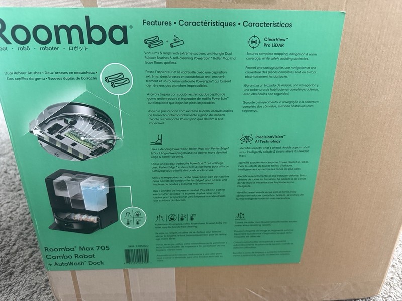 iRobot Roomba Max 705 Robotic Vacuum Pet Hair Removal with AutoWash Dock gallery