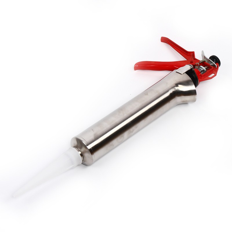 Mortar Grouting Gun Brick Pointing Tile Cement Applicator Tool 2 Nozzles Kit NEW gallery
