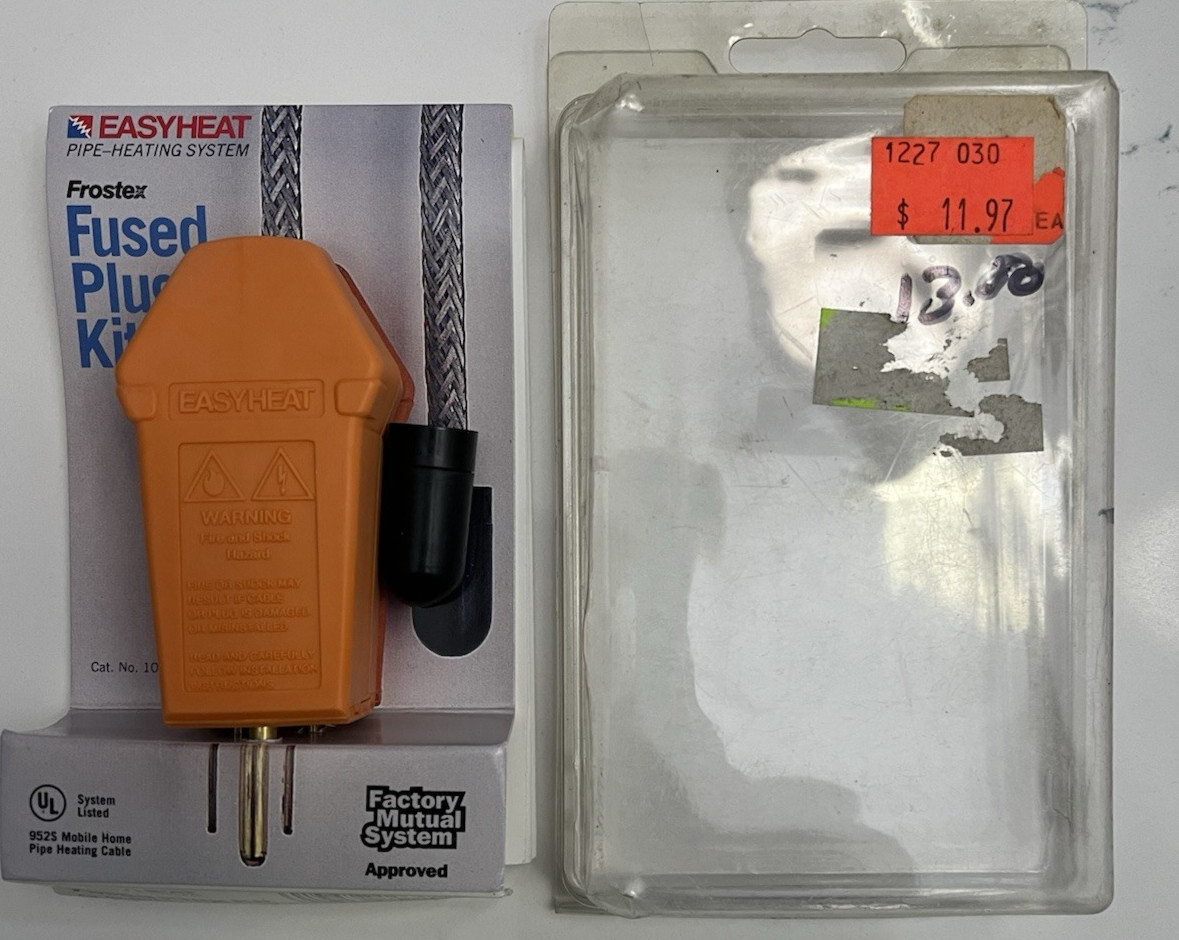 Easy Heat 10702 Fused Plug Kit 120 Volt Plug and End Seal QUANTITY TWO gallery
