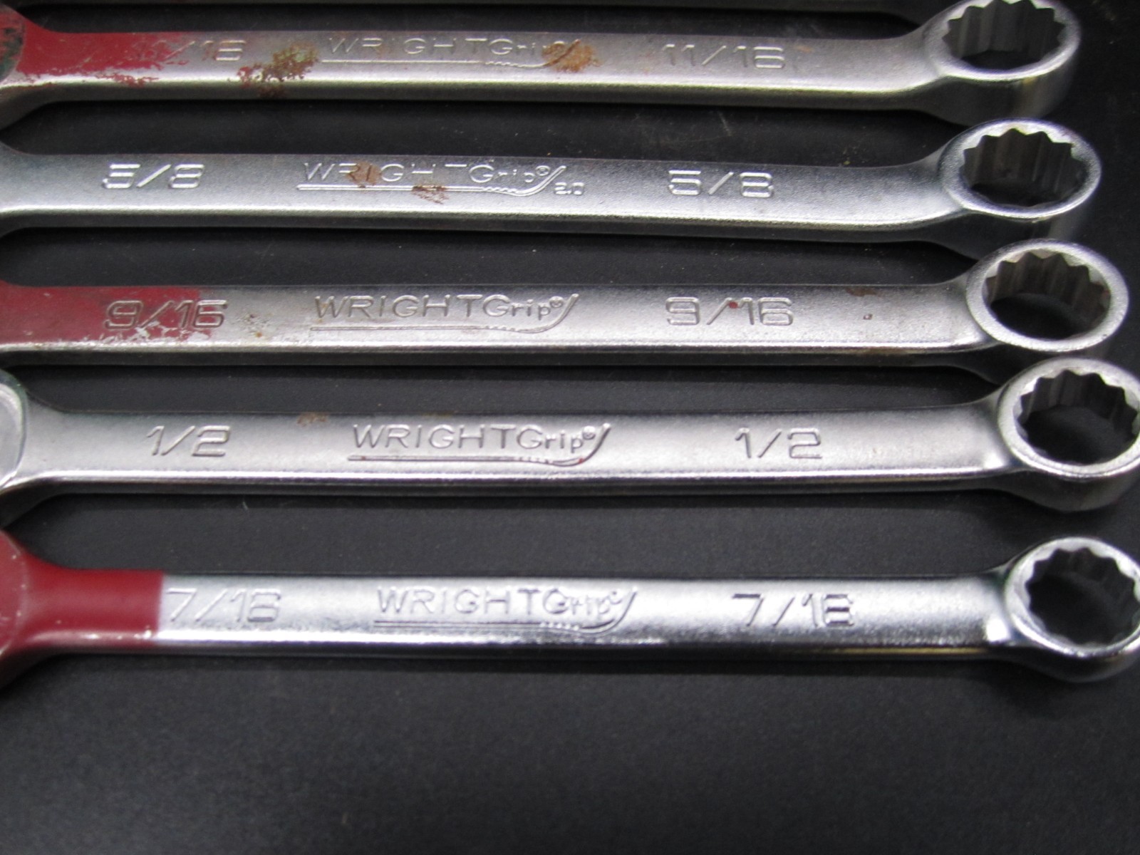 Wright Tool WRIGHTGRIP Combination Wrench Set satin finish gallery