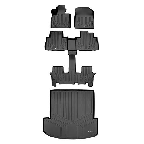 All Weather Custom Fit 3 Row & 4 Rows (A + BC + D) Kia Telluride 2020 - 2025 gallery