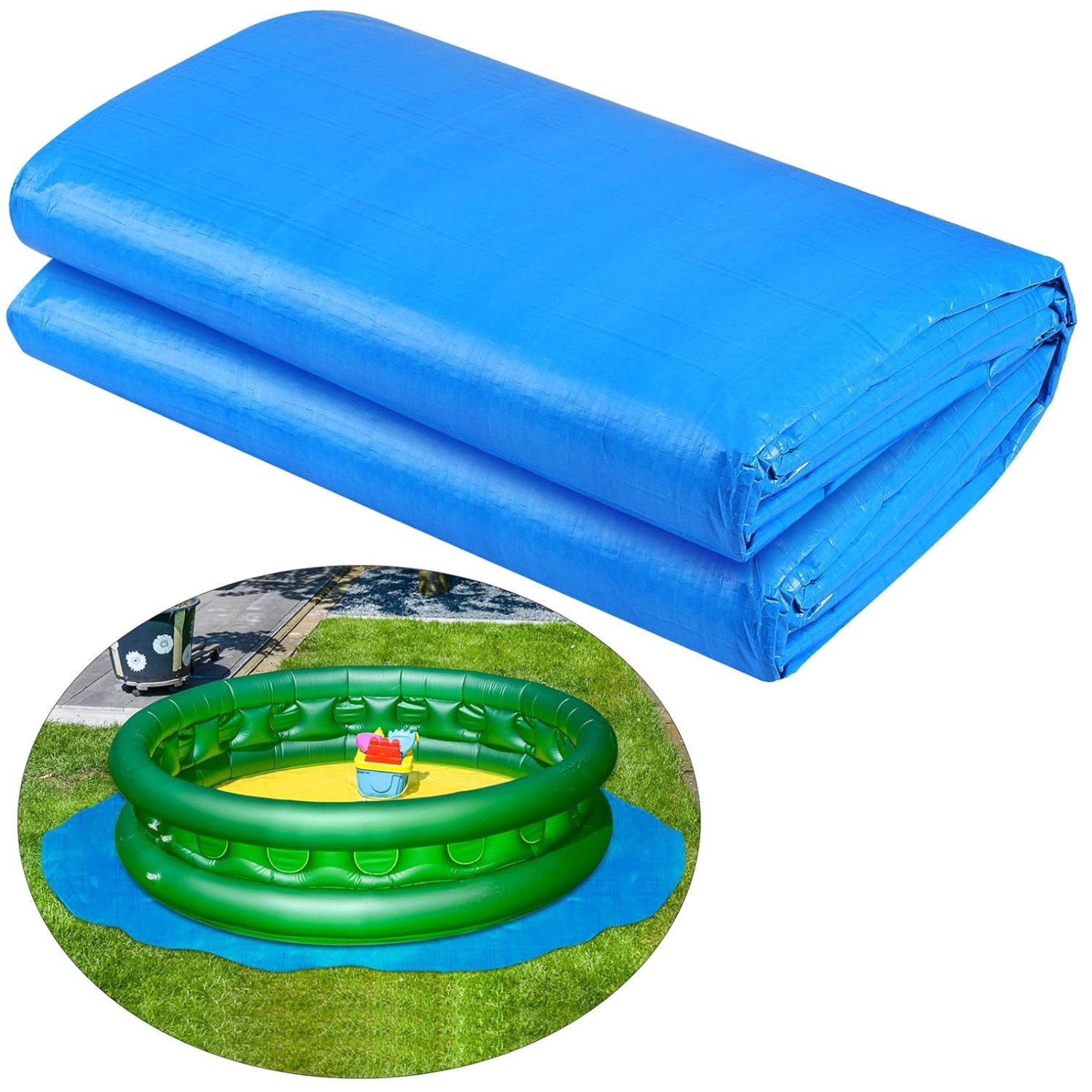 Round Swimming Pool Ground Cloth - Extend Liner Life gallery