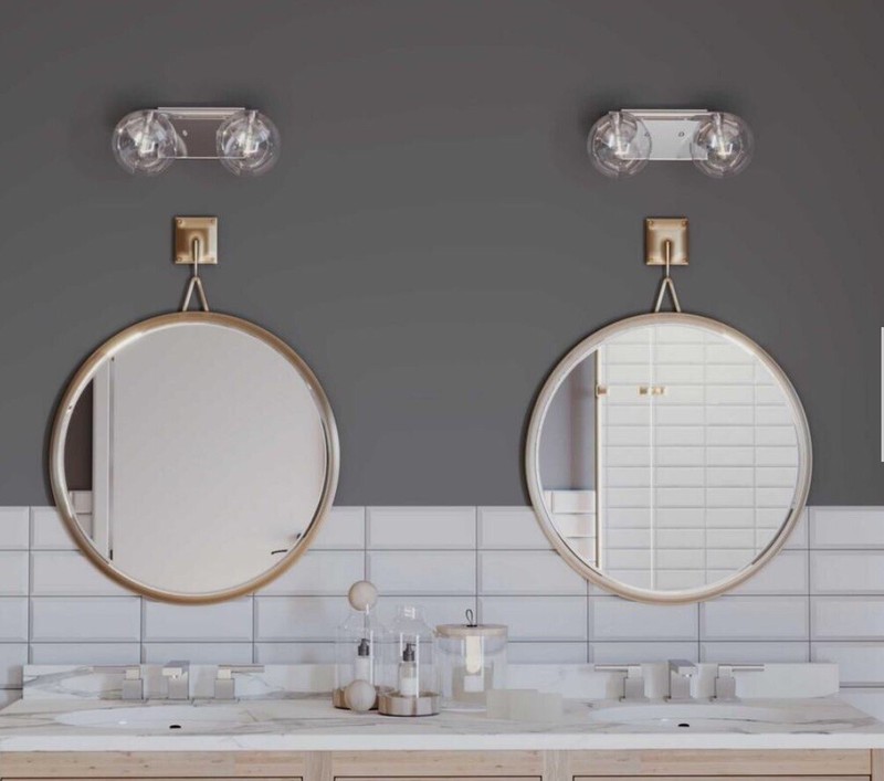 Progress Lighting P2854-15 Mod 15 in. 2-Light Polished Chrome Bath Vanity Light gallery