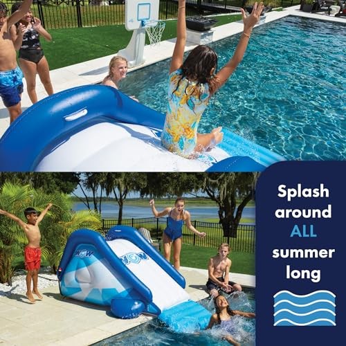 Cascade Inflatable Pool Slide - Blow Up Waterslide - Built-in Water Sprinkler gallery