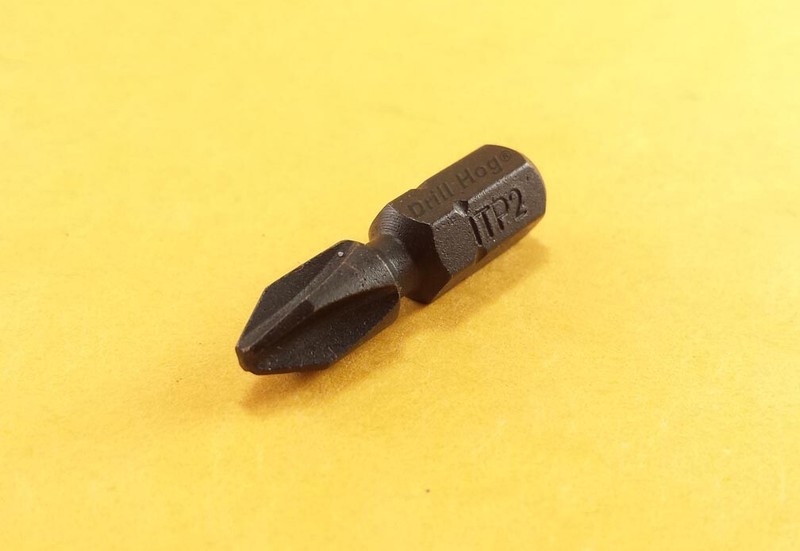 Drill Hog® #2 Phillips Insert Bit Impact 1/4 Hex #2 x 1 Lifetime Warranty 10 Pcs gallery