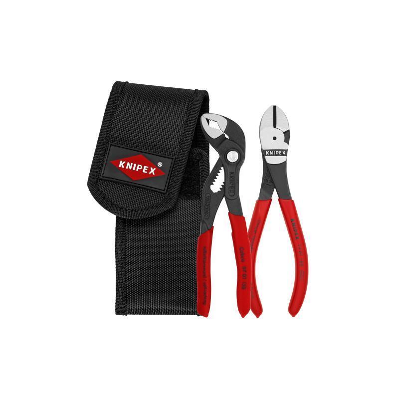 Knipex 00 20 72 V02 2 Pc Mini Pliers In Belt Pouch (74 01 160 & 87 01 125) gallery