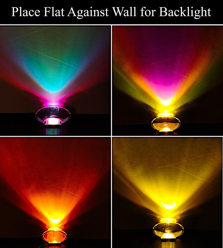 Sunrise Aura Light Mood Lamp Adjustable Angel Eyes LED Projector RGB Display gallery