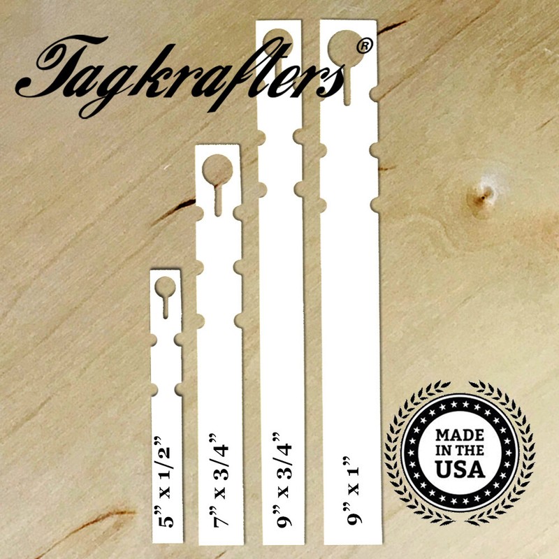 Wrap Around Plastic Nursery Garden Tree Labels Plant Tags WHITE- 4 SIZES gallery