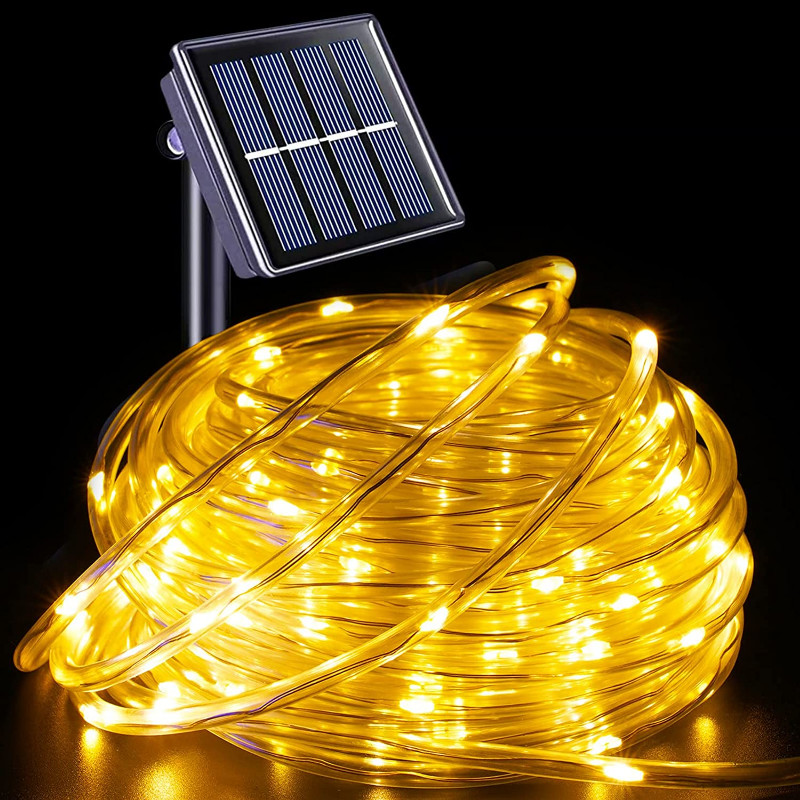 Solar Outdoor Rope light 8 Modes for Camping Party Patio Porch -- Free Shipping gallery