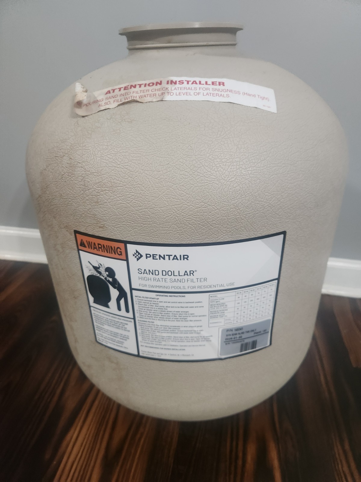 Pentair Sand Dollar SD40 Sand Filter System Tank 40 lb Pool MPN 145341 gallery