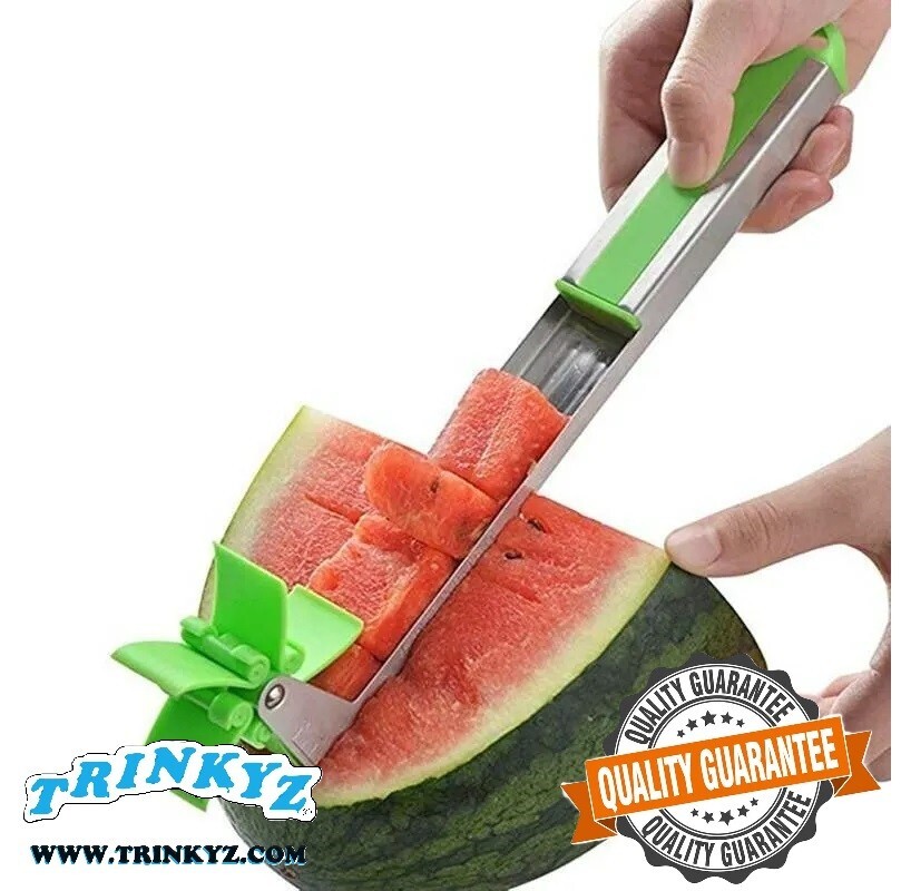 Watermelon Slicer Cutter Stainless Steel Windmill Watermelon Cutter Knife gallery