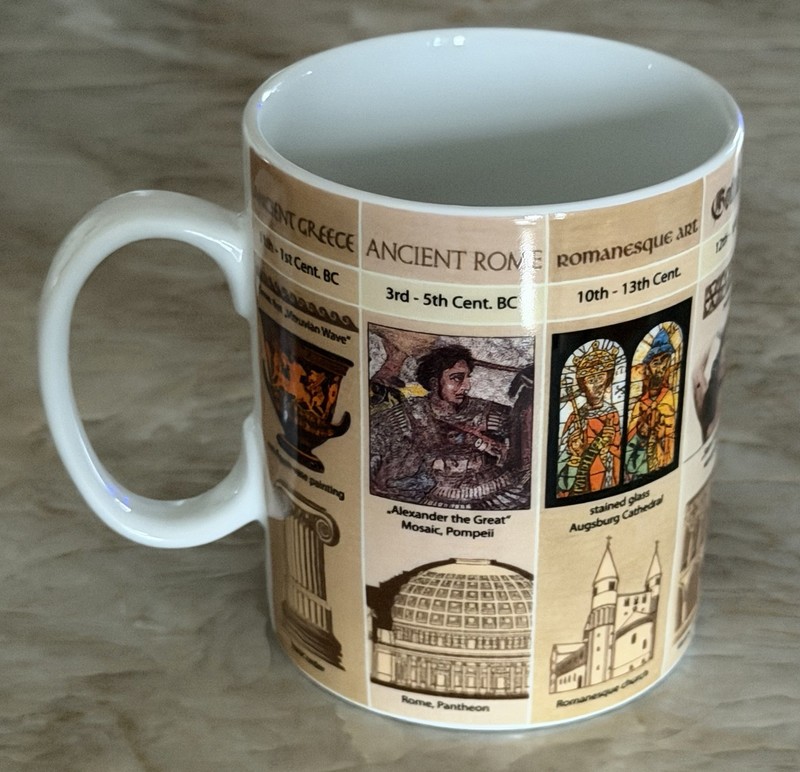 Konitz Germany Astronomy Coffee Mug History Of Art Greece Rome Baroque 16 Oz gallery