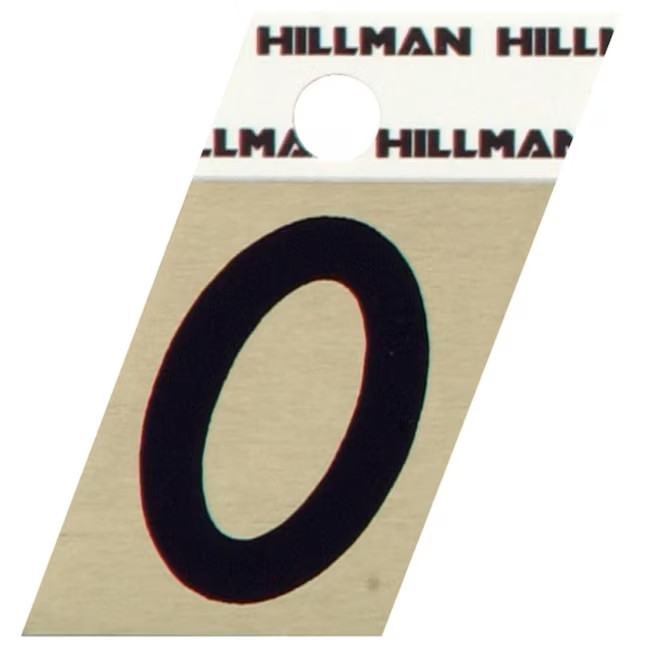 Hillman 1-1/2-in Reflective Black Number gallery