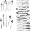 Lenox Butterfly Meadow 18/10 Stainless 65pc. Flatware Set (Service for Twelve) gallery