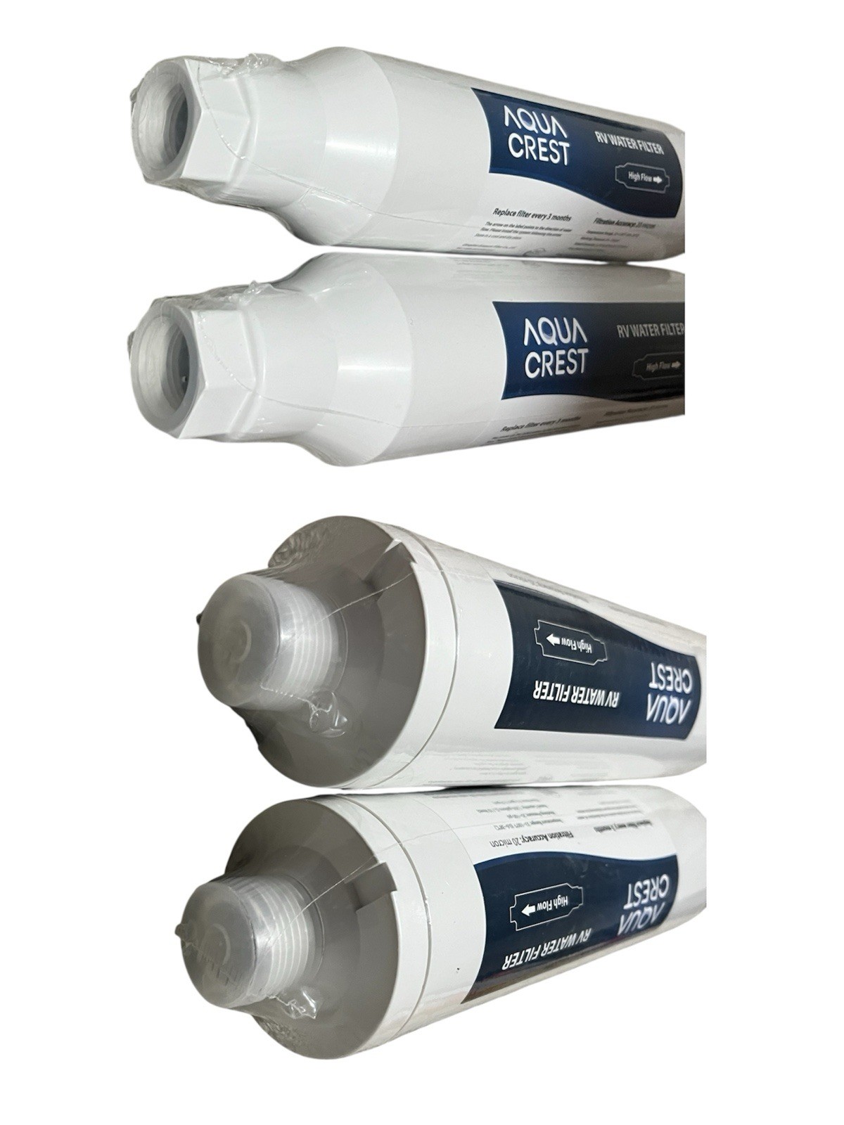 NEW AQUA CREST RV Filter, RV Inline Hose Water Filter - (2 Pack) gallery