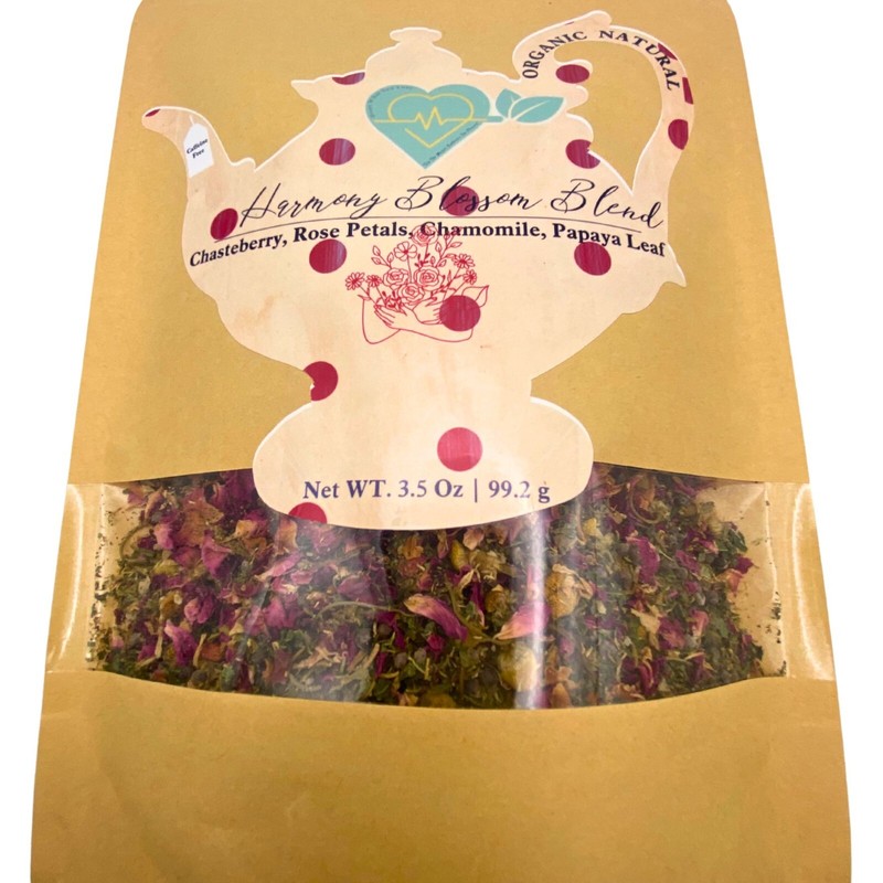 Balancing Herb Blend Chasteberry, Rose, Papaya Leaf Tea Loose Herb Infuse 3.5 oz gallery