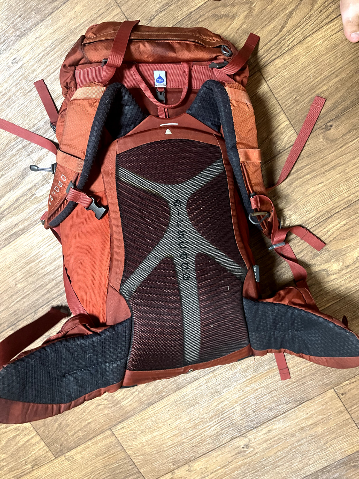 OSPREY Backpack Kestrel 38 S/M red