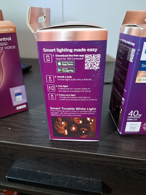 4 NEW Philips LED Candelabra E12 Bulb Smart White Wi-Fi Bluetooth 40 Watt(4) gallery