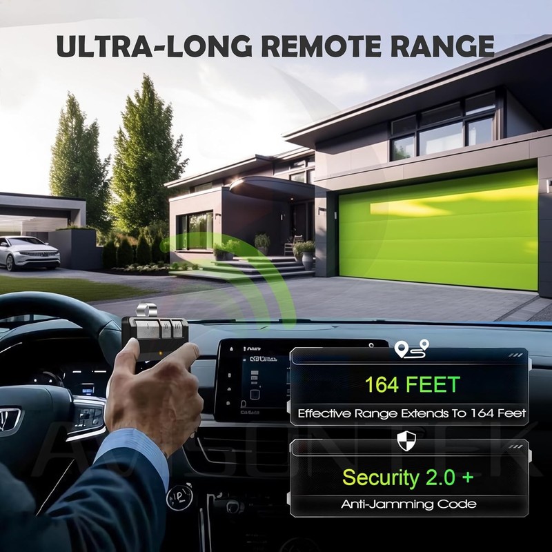 2 for 953ESTD Universal Chamberlain Garage Door Opener Remote 3 Year Warranty gallery