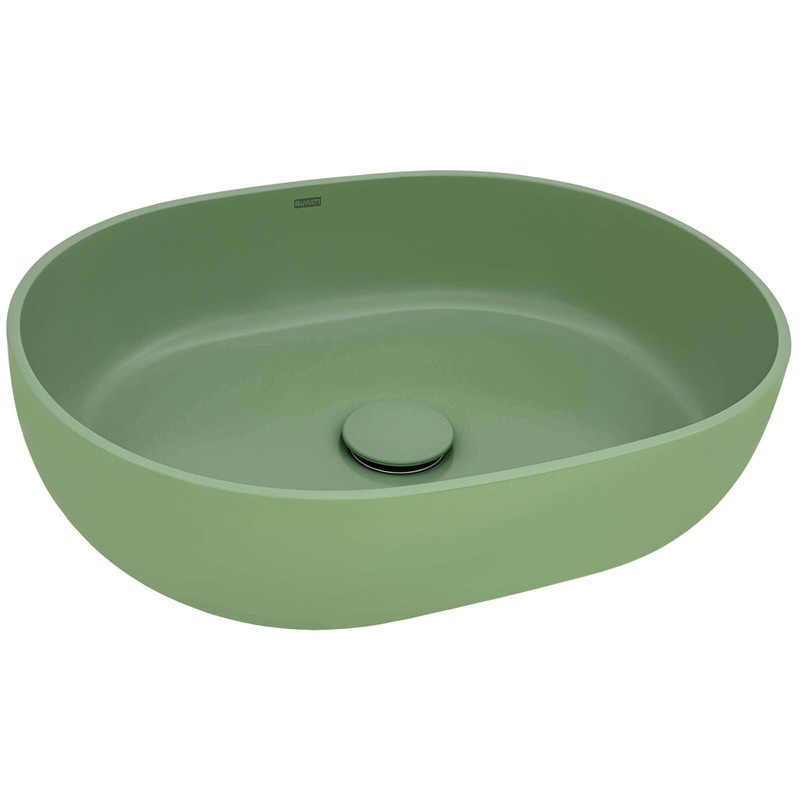 Ruvati 19" epiStone Solid Surface Bathroom Vessel Sink- RVB2119GN gallery