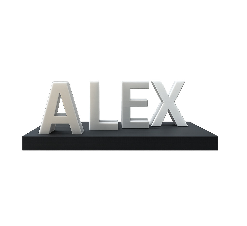 Custom 3D Printed Couple Gift | Personalized Name Sign | Any 2 Names gallery