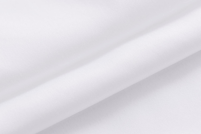 Fabric Shower Curtain Liner Solid White with Magnets, Hotel Quality, 70 X 72 gallery