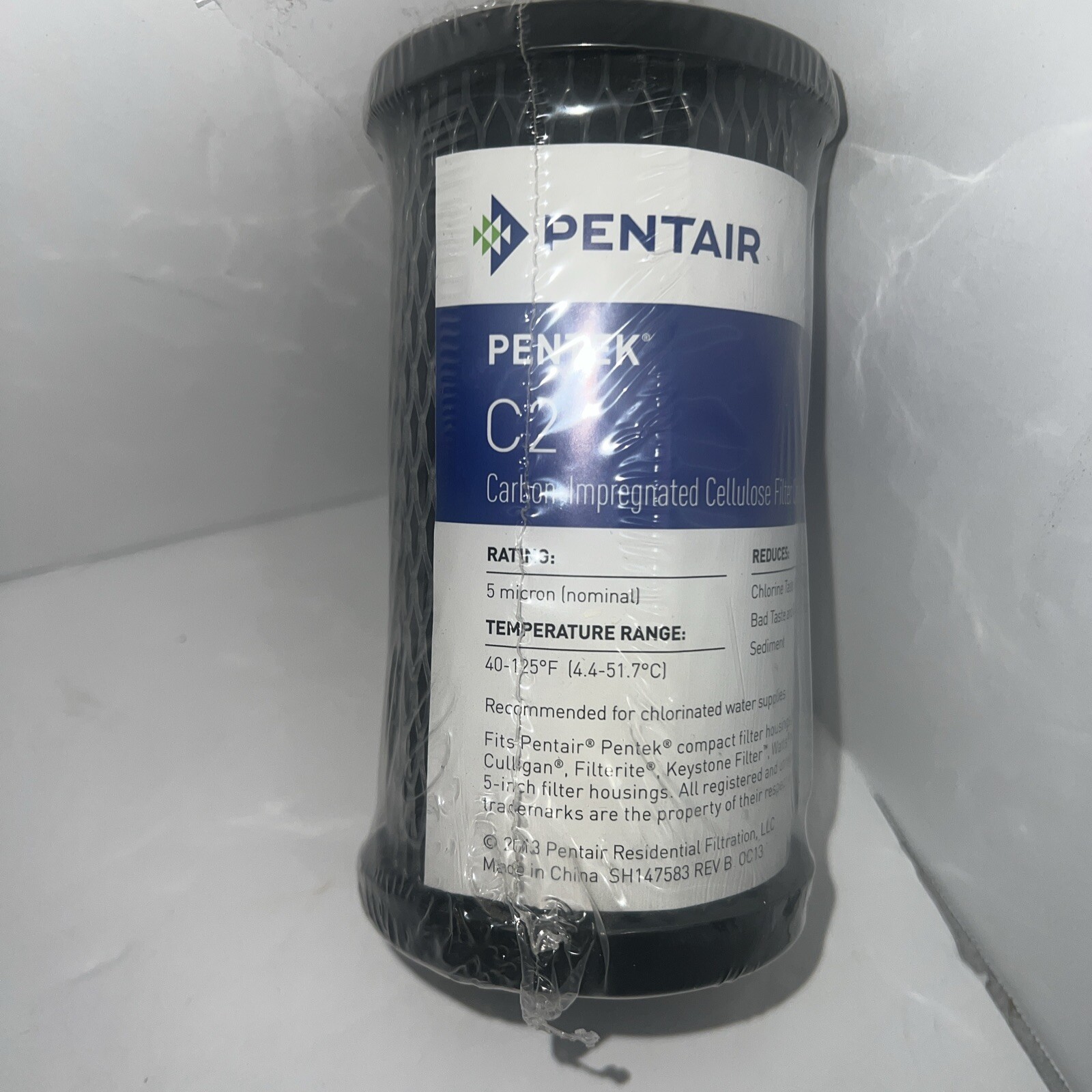 Pentek C2 5 Micron Compact 5 Inch Undersink Carbon Impregnated Water Filter gallery
