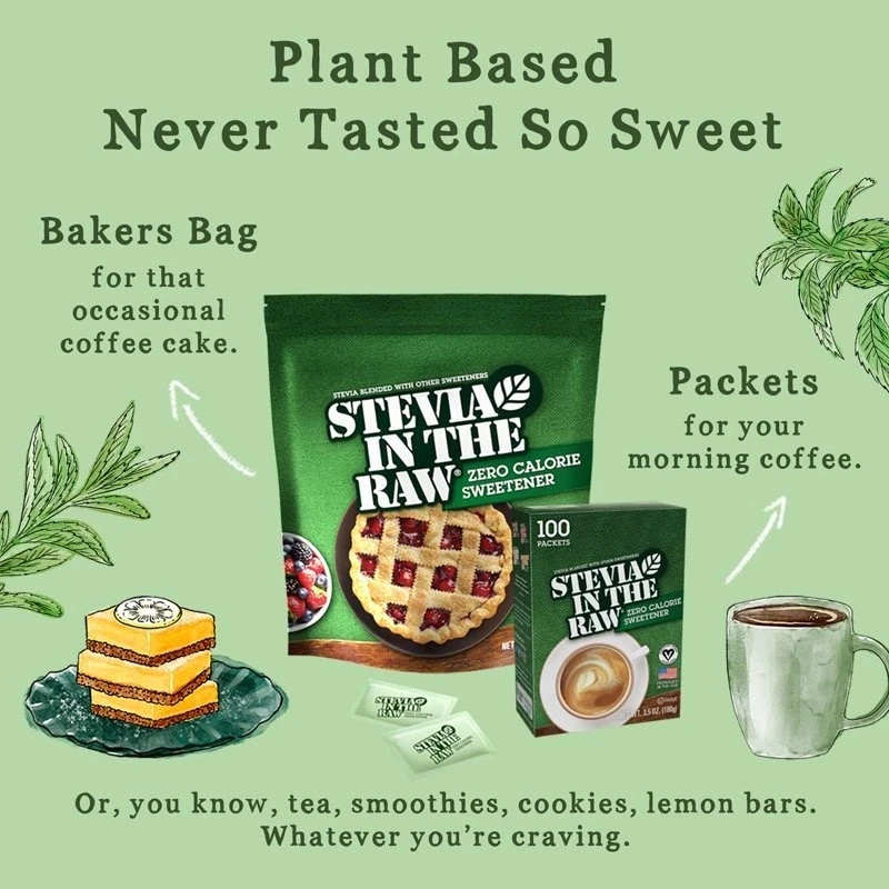 Stevia In The Raw Plant-Based Zero Calorie Sweetener Packets(100 ct. gallery