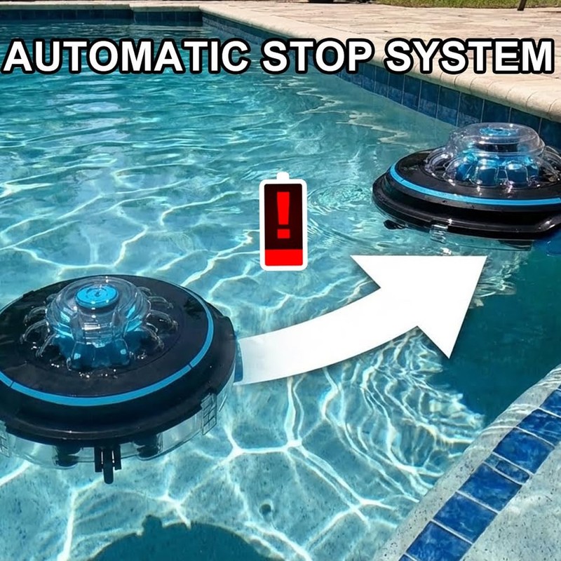 65 Automatic Cordless Pool Cleaner Upgrade for Above Ground Pools - 75-Min Ru... gallery
