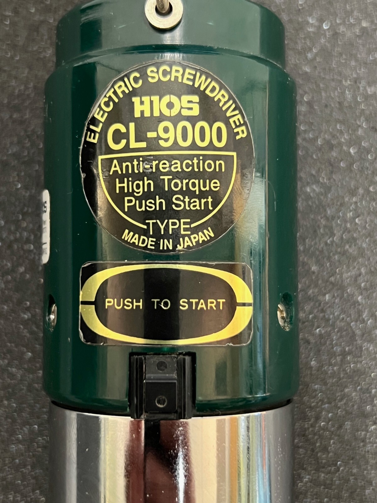 HIOS CL-9000 Anti-Reaction, High Torque, Push Start Electric Screwdriver w/cable gallery
