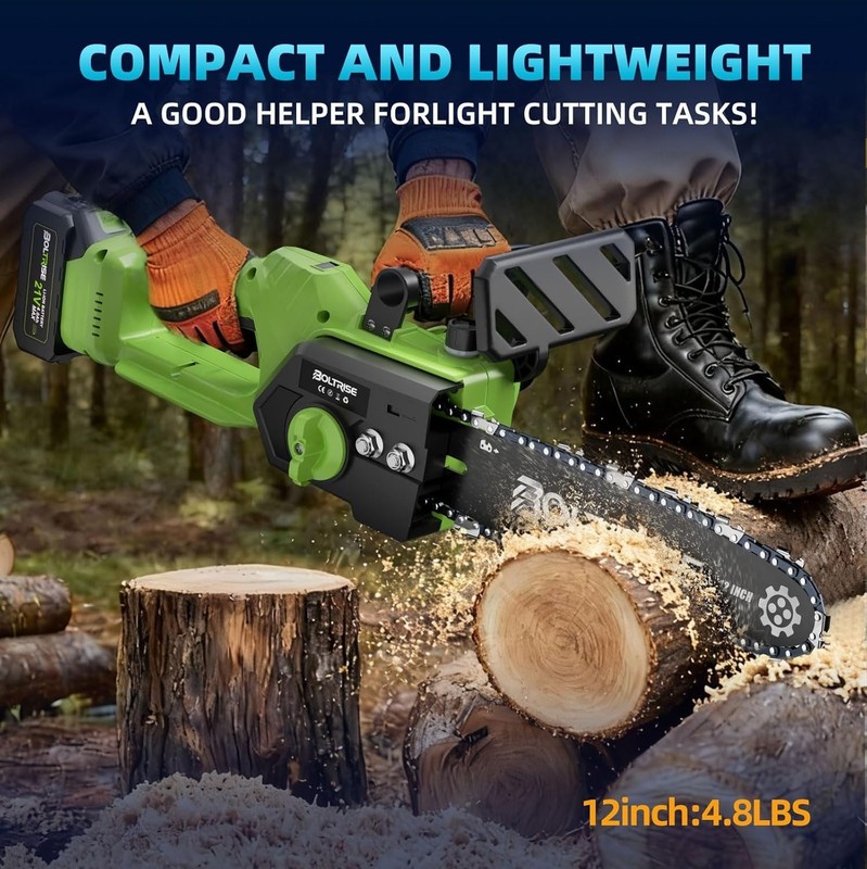 Battery Powered Chainsaw with Power Display, 180 Min Runtime* gallery