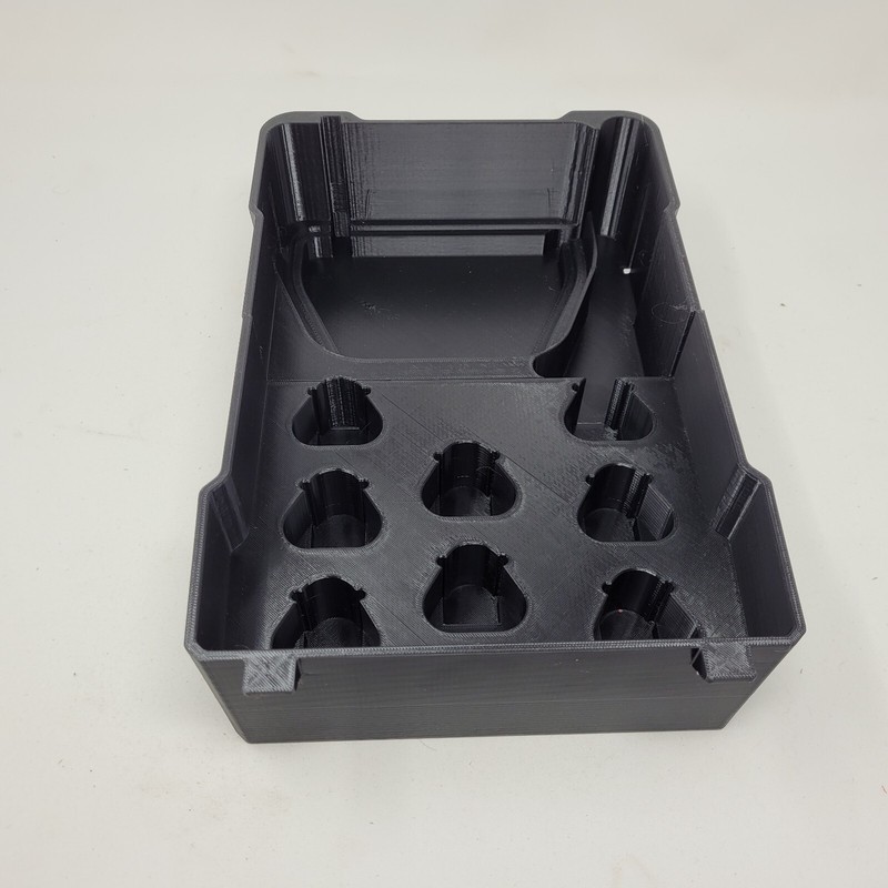 Fits Milwaukee Packout Deep Storage Tray INSERT for M12 Batteries and Charger gallery