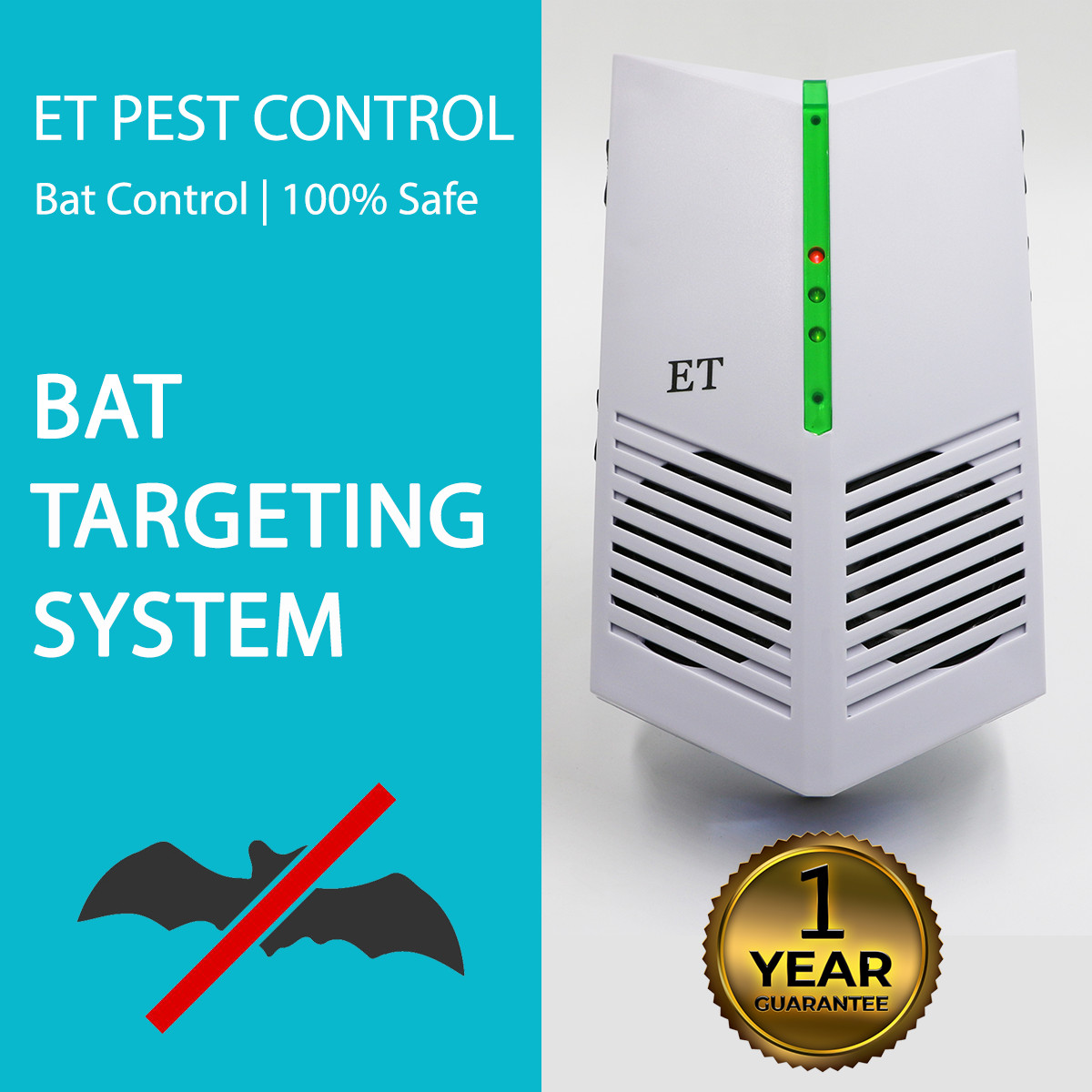 Bat Repeller | Bat Control | 100% Safe | ET Pest Control gallery