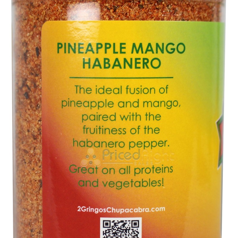 2 Gringos Chupacabra Pineapple Mango Habanero All Purpose Seasoning 12 Oz gallery