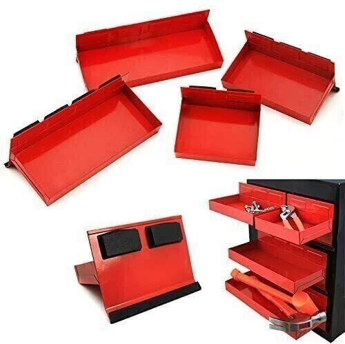 MAGNETIC TOOL STORAGE TRAY SHELF ORGANIZING HOLDING ORGANIZER RACK SET gallery