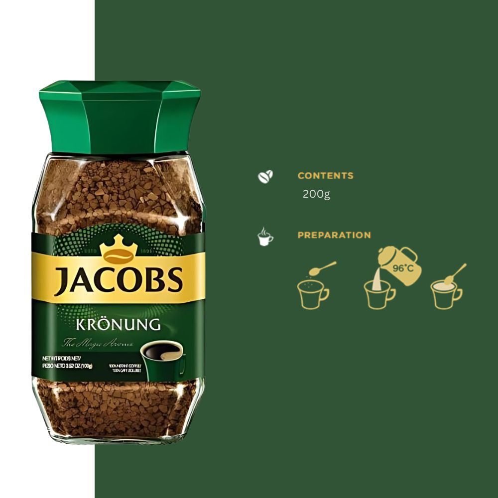 Jacobs Kronung Instant Coffee 7oz/200g gallery