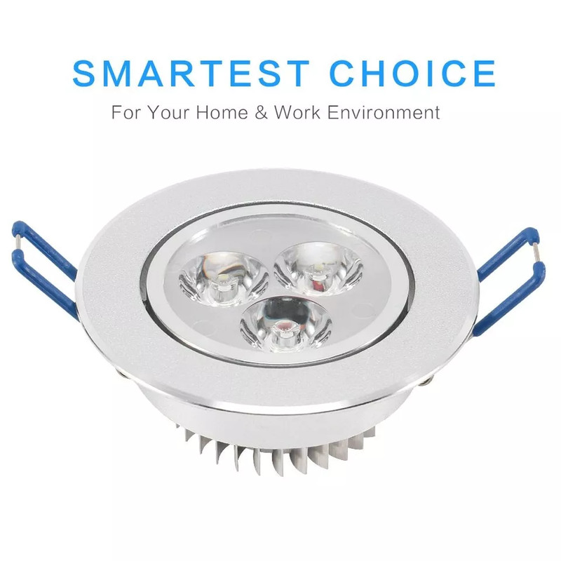 10-60PCS Dimmable LED Downlight 3W/7W Ceiling Light Spotlight 85V-265V gallery