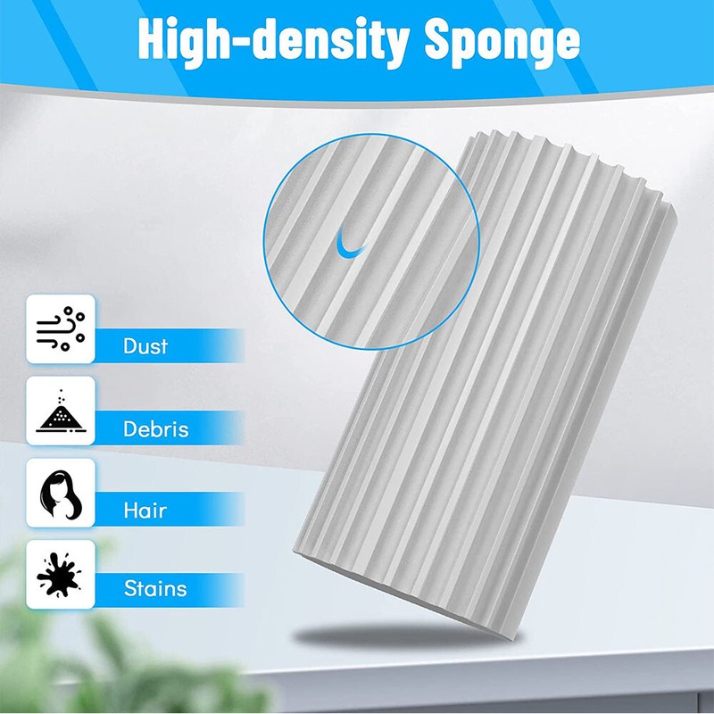 4 x Damp Clean Duster Sponges High-Density Sponge For Glass/Mirrors/Bathtubs gallery