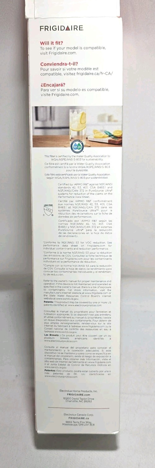 New Frigidaire ULTRAWF Pure Source Ultra Water Filter - White gallery
