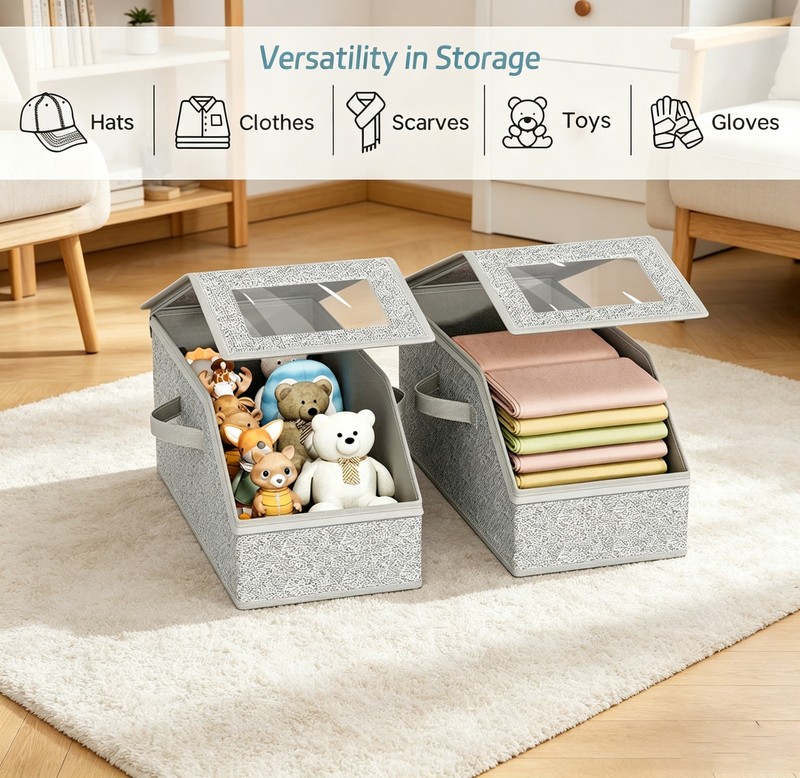 2 Pcs Stackable Hat Storage for Baseball Caps, Holds up to 24 Caps Hat Organizer gallery