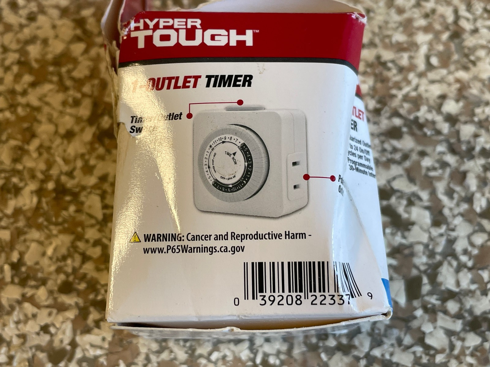 NEW SEALED Hyper Tough 1 Outlet Indoor Timer HTH1006 15amp gallery
