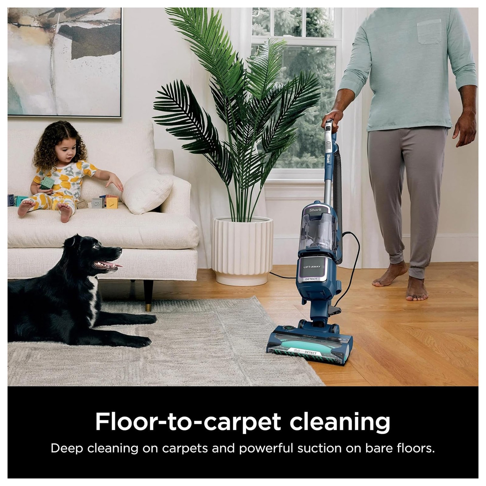 Shark Detect Performance Lift-Away Upright Vacuum, Navy (Certified Refurbished) gallery