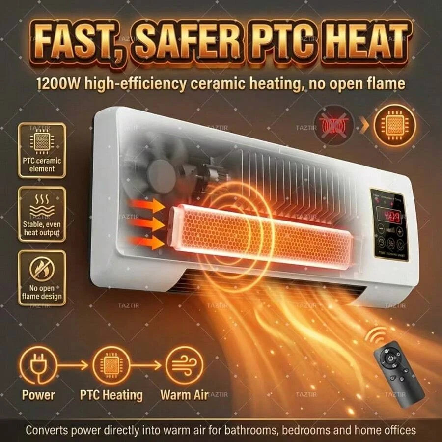 Smart Wall Air Conditioner & Heater Portable 2-In-1 Unit For Efficient Climate gallery