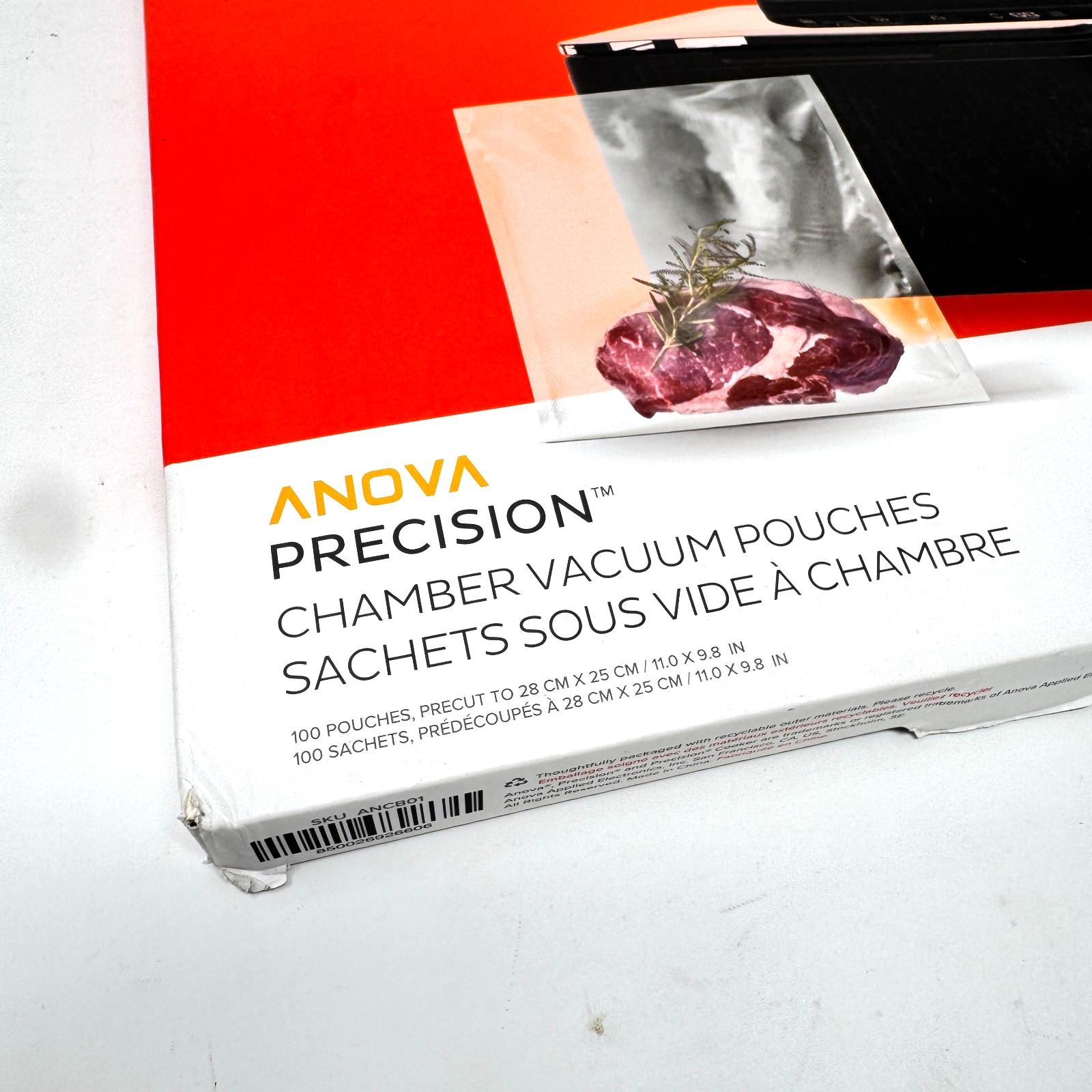 Anova ANCB01 Precision Chamber Vacuum Sealer Pouches Sachet 28 x 25 cm -100 Pack gallery