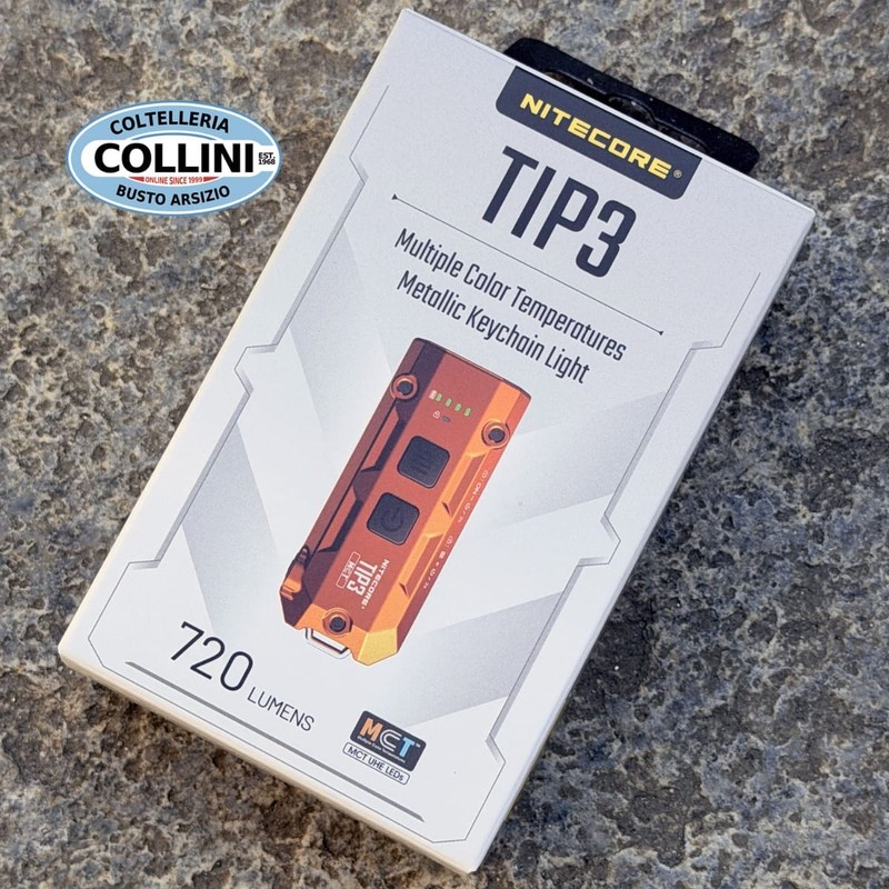 Nitecore - TIP3 MCT - Alloy Orange - 720 lumens and 92 meters - LED flashlight recharg... gallery