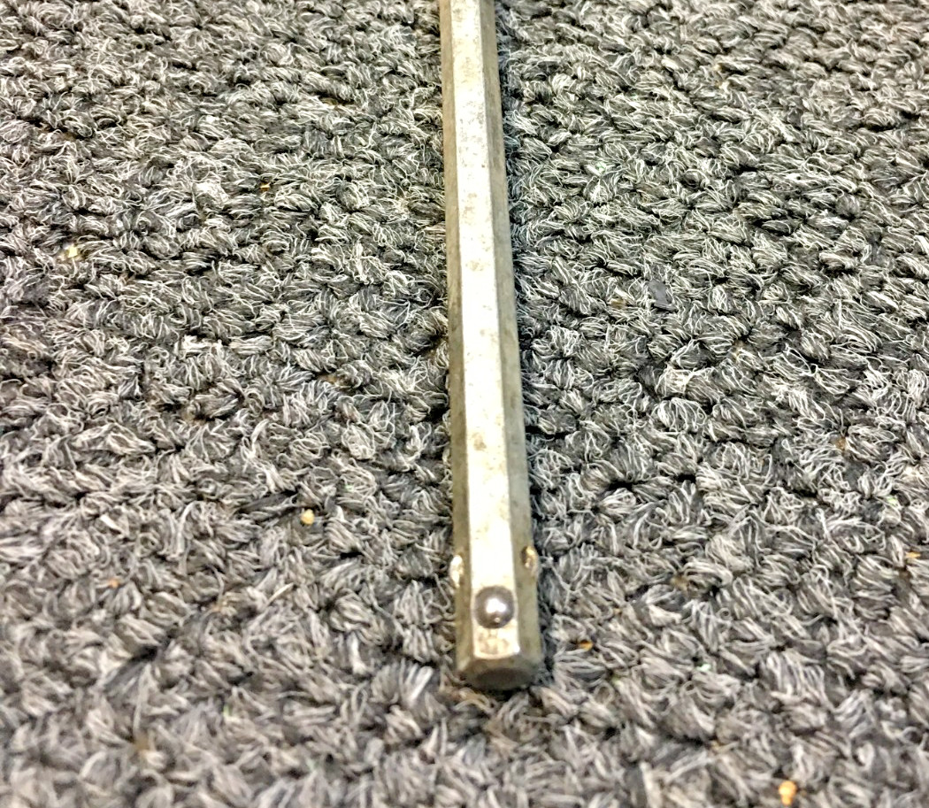1/4" Hex Drive Screwdriver, 10" LONG, Chrome Finish, Yellow Handle USA gallery