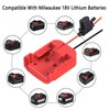 Compatible With Milwaukee M18 Battery 18V Dock Power Power Wheels DIY Adapter gallery