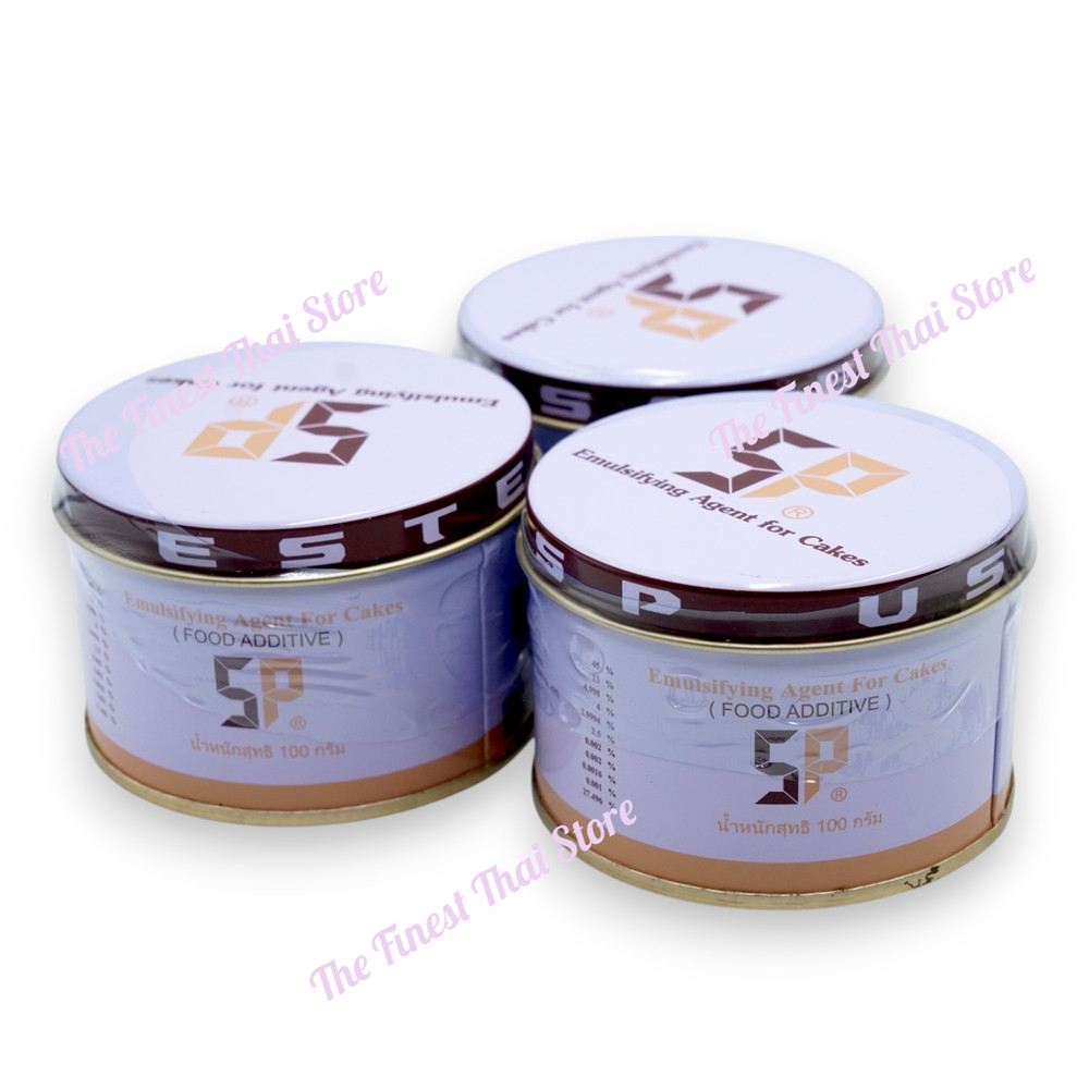 SP EMULSIFYING AGENT for Cakes, Sponge Cake Bakery - 100g Size Bundle of 3 can