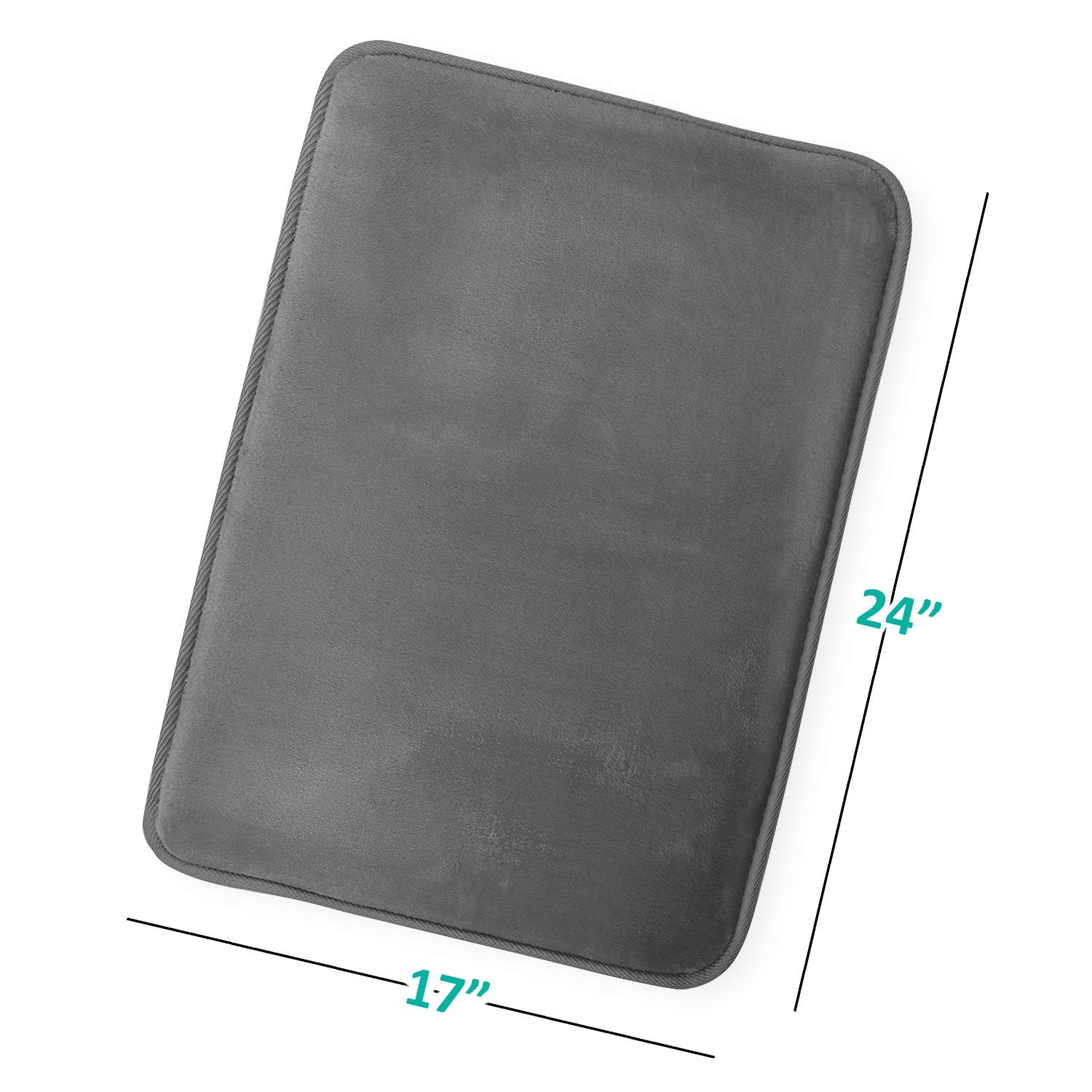 Bathroom Rugs, Velvet Memory Foam Bath Mat, Non-Slip, Machine Washable Bath R... gallery